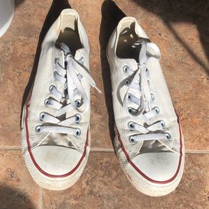 White Low Top Converse